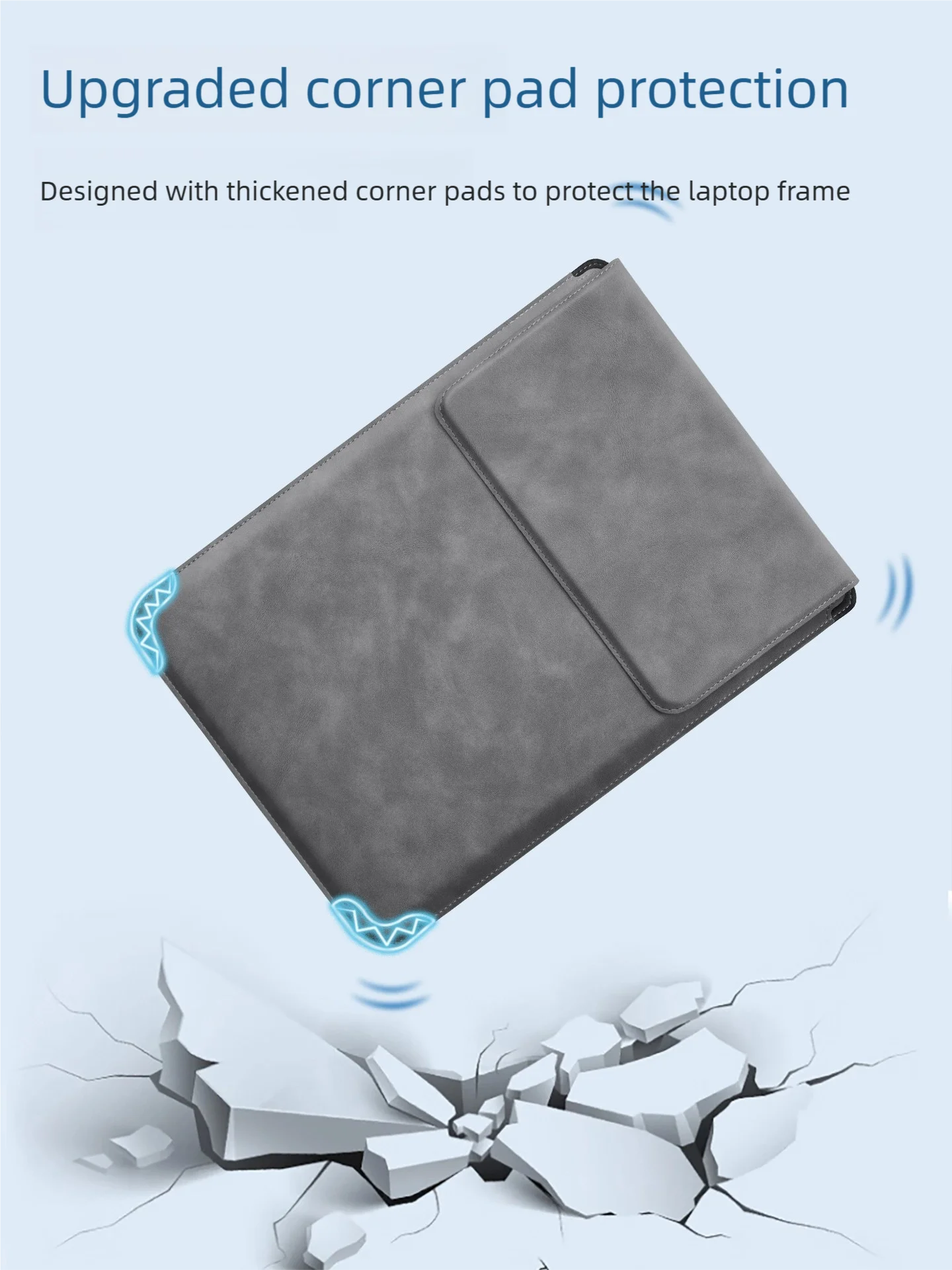 Laptop Sleeve Case 13 14 15 15.6 16Inch For Huawei HP DELL Bag For Macbook Air Pro 13 13.6 M4 Notebook Case with stand Men Women