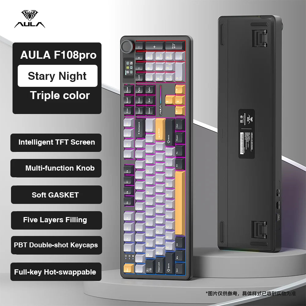 AULA F108 PRO Wireless Mechanical Keyboard