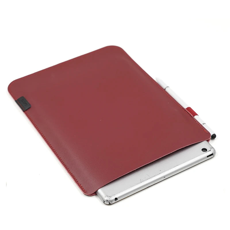 Ultra-Thin PU Leather Tablet Sleeve 8.3/10.9/11/12.9/13 inch Bag with Direct Side Access Pen Slot For iPad mini 7.9 Air Pro 13"
