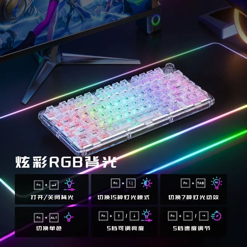 BK920 Tri-mode Wireless Bluetooth Mechanical Keyboard