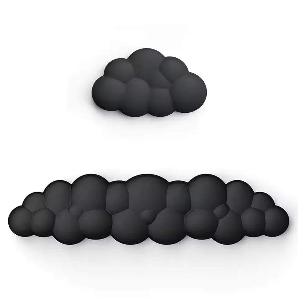 Cloud Shape Wrist Rest Pad Soft PU Material Memory Foam Anti-Slip
