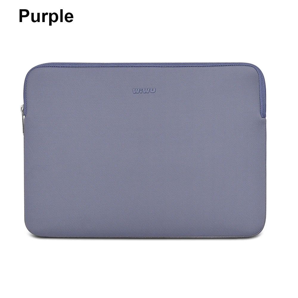 WiWU Ultra-thin Laptop Sleeve for MacBook Pro 14.2 16.2 inch Waterproof Notebook Bag for MacBook Air 13 13.6 Carry Laptop Bags