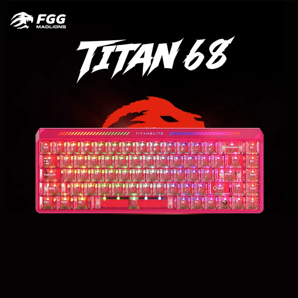 FGG Madlions TITAN68 Turbo 68 - Key Gaming Keyboard with Hall Effect Magnetic Switches