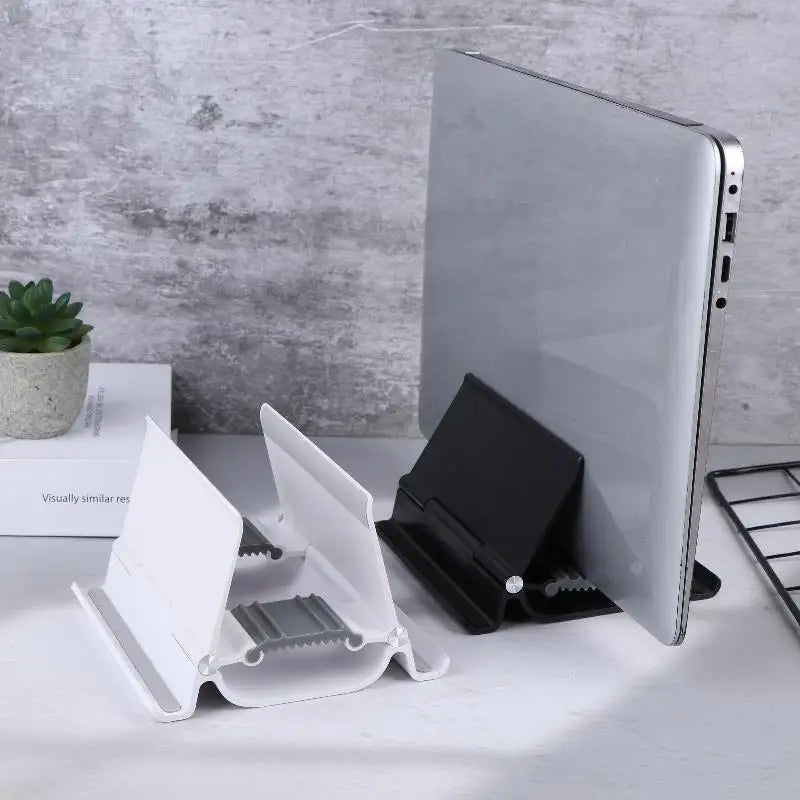 1Pc Vertical Laptop Stand Heat Dissipation Non-slip Silicone Gravity Holder