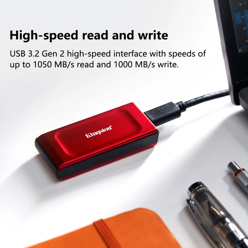 Kingston Portable Solid State Drive USB 3.2 Hard Disk XS1000 SSD 1TB 2TB
