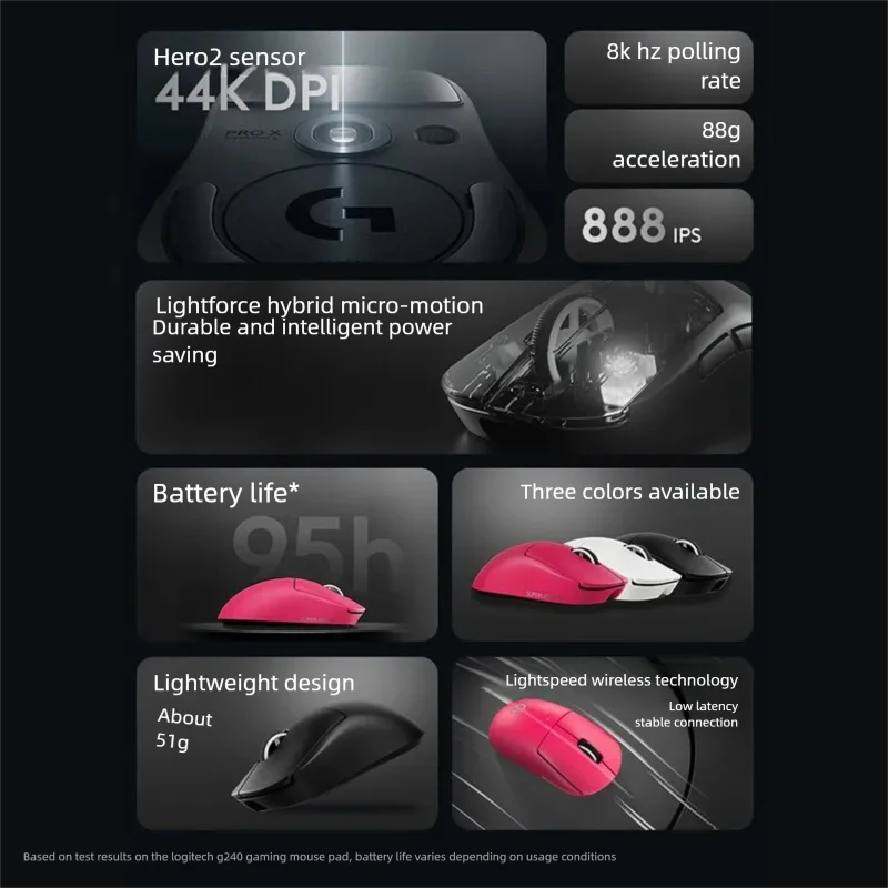 Logitech GPW4 PRO X SUPERLIGHT 2c Wireless Mouse