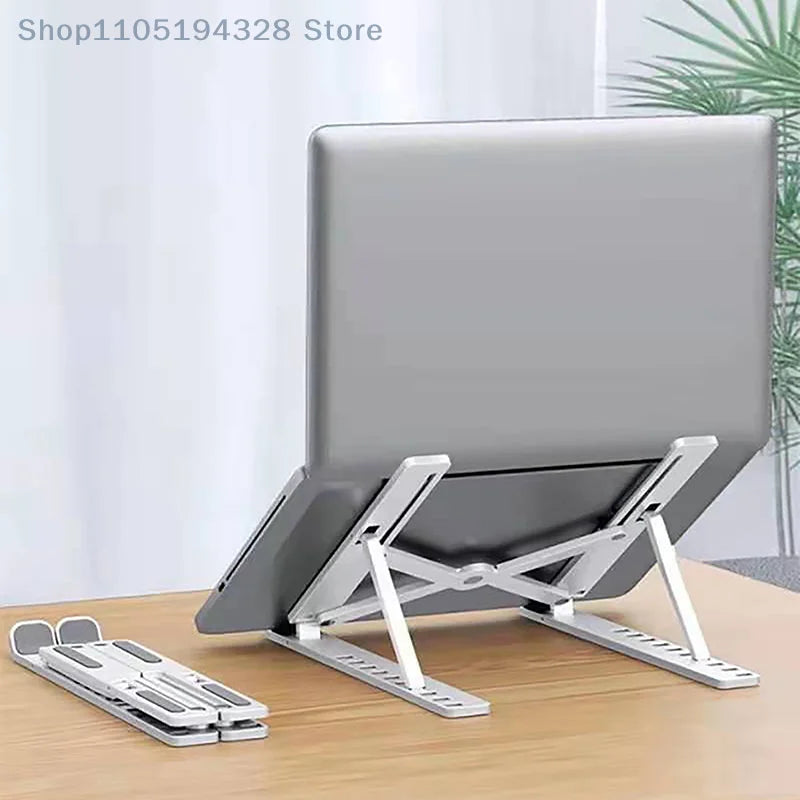 [YA]- Foldable Laptop Stand Universal Adjustable Notebook Holder Non-slip Cooling Bracket