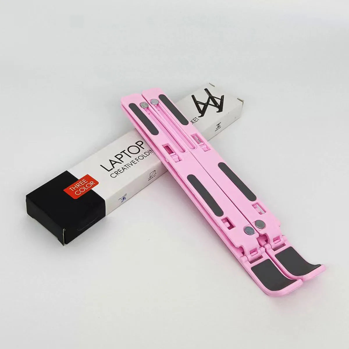 Laptop stand, seven adjustable levels, foldable laptop desktop heightening and cooling tablet support stand