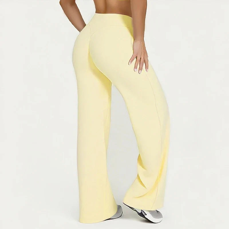 Women’s Mid-Waist Straight-Leg Yoga & Sports Leggings
