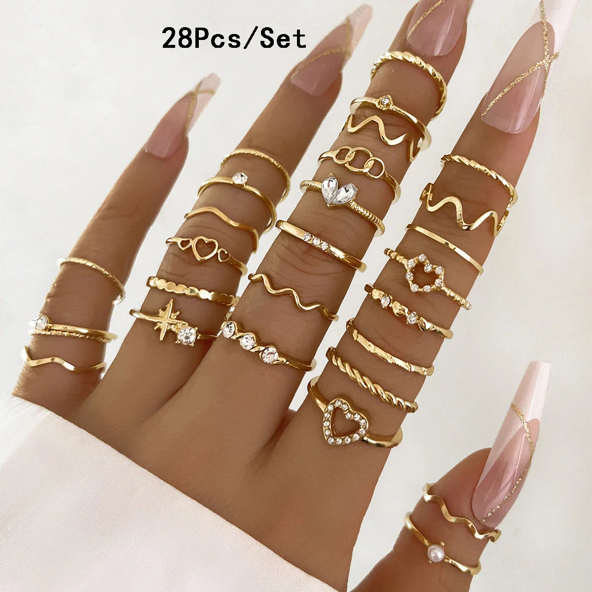 Fashion Knuckle Rings Set