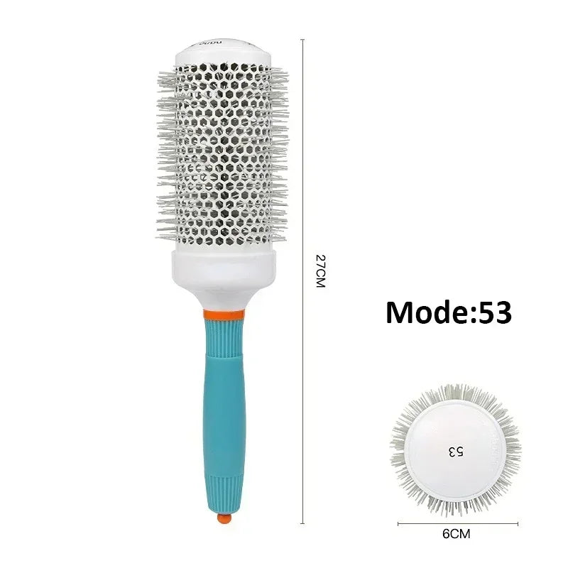 Nano Thermal Ceramic Round Hair Brush with Boar Bristles