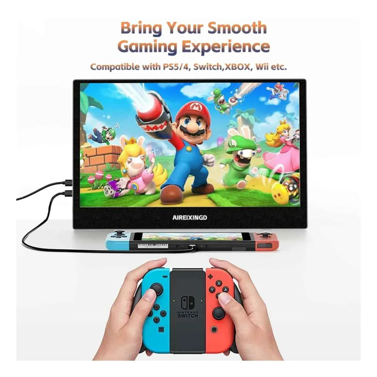 11.6 Inch Portable Monitor HDMI-Compatible Laptop second screen Gaming Extended Display For PC/Switch/PS4/Xbox/Raspberry Pi