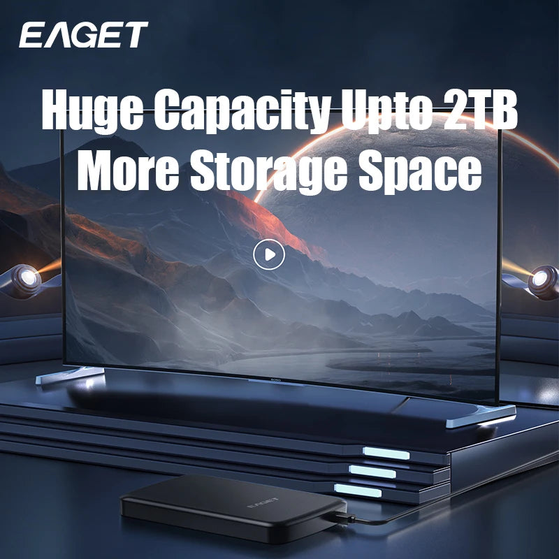 EAGET G61 Portable HDD External Hard Drive STTA3 5Gbps USB 3.0 External Hard Disk 320GB 500GB External Memory for Laptop Desktop