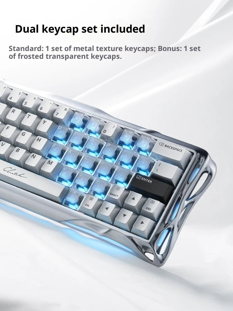 GravaStar V60Pro E-sports Keyboard Magnetic Switch Aluminium Alloy RT0.005 8K Gasket Gaming Keyboard Low Delay Custom Accessory