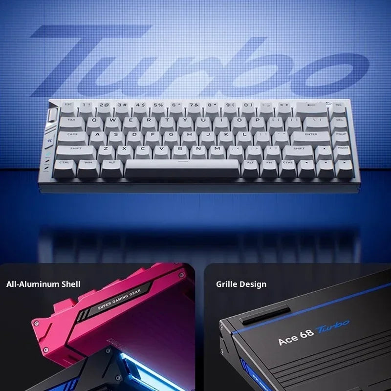 MCHOSE Ace68 Turbo Magnetic Switch Keyboard 16k Aluminium Alloy