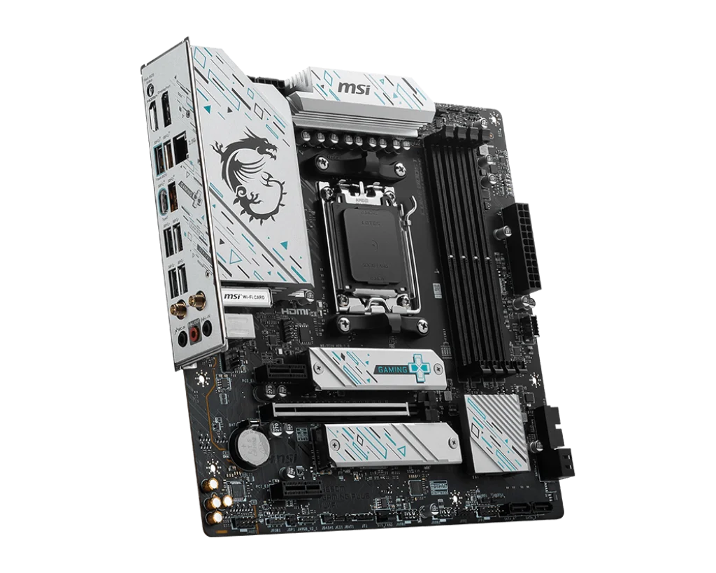 MSI B650M GAMING PLUS WIFI AMD B650 Supports DDR5 7200+MHz (OC) 192GB AMD Ryzen ™ 7000 8000 Series motherboard Socket AM5