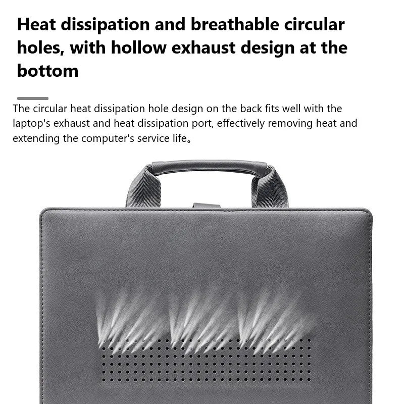 New Business Macbook Pro Laptop Bag Fashion Notebook Case For Apple Notebook Leather Computer Case INS K217