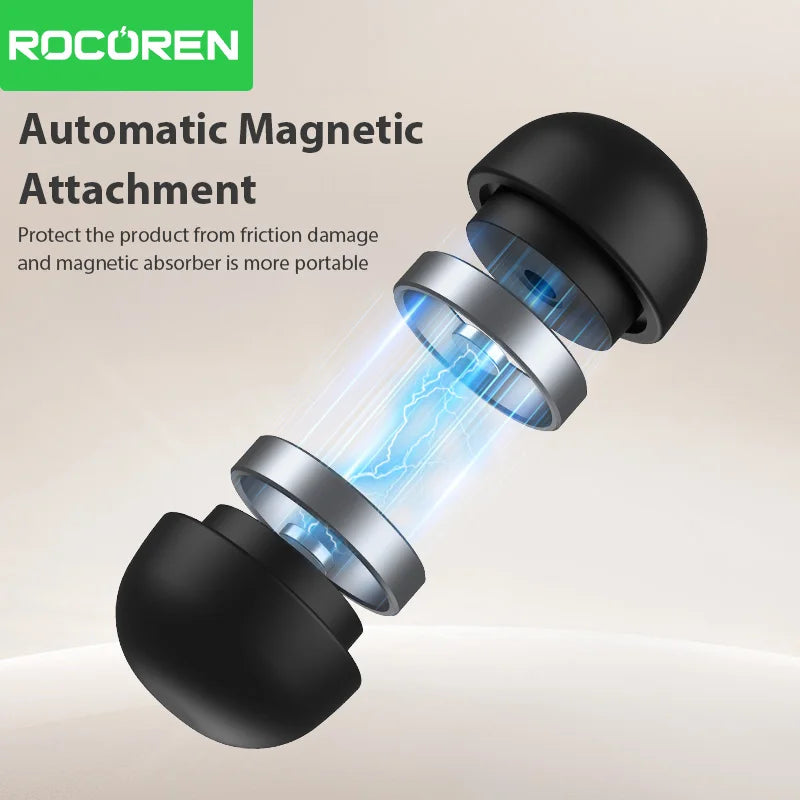 Rocoren Laptop Stand Notebook Accessories Laptop Mushroom Holder Magnetic Mini Cooler Stand for Macbook Pro Air Support Bracket