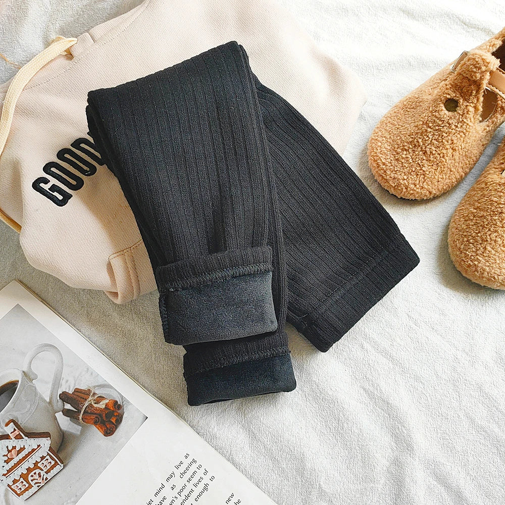 Girls Winter Cashmere Pants Velvet Leggings For Autumn And Winter