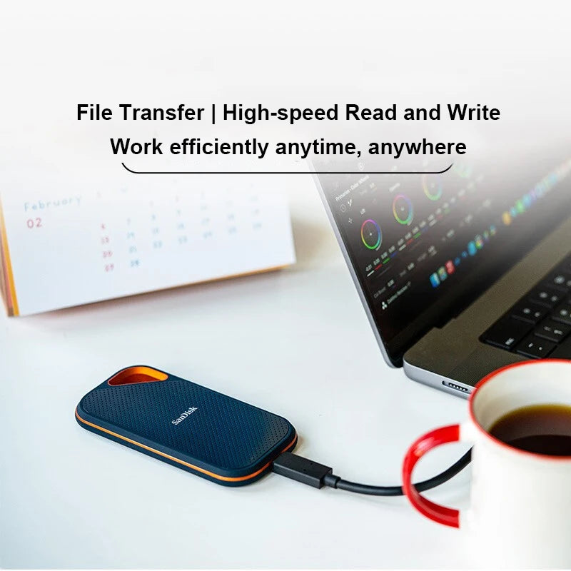 SanDisk SSD Portable Solid State Drive 4TB 2TB 1TB USB3.2 TypeC