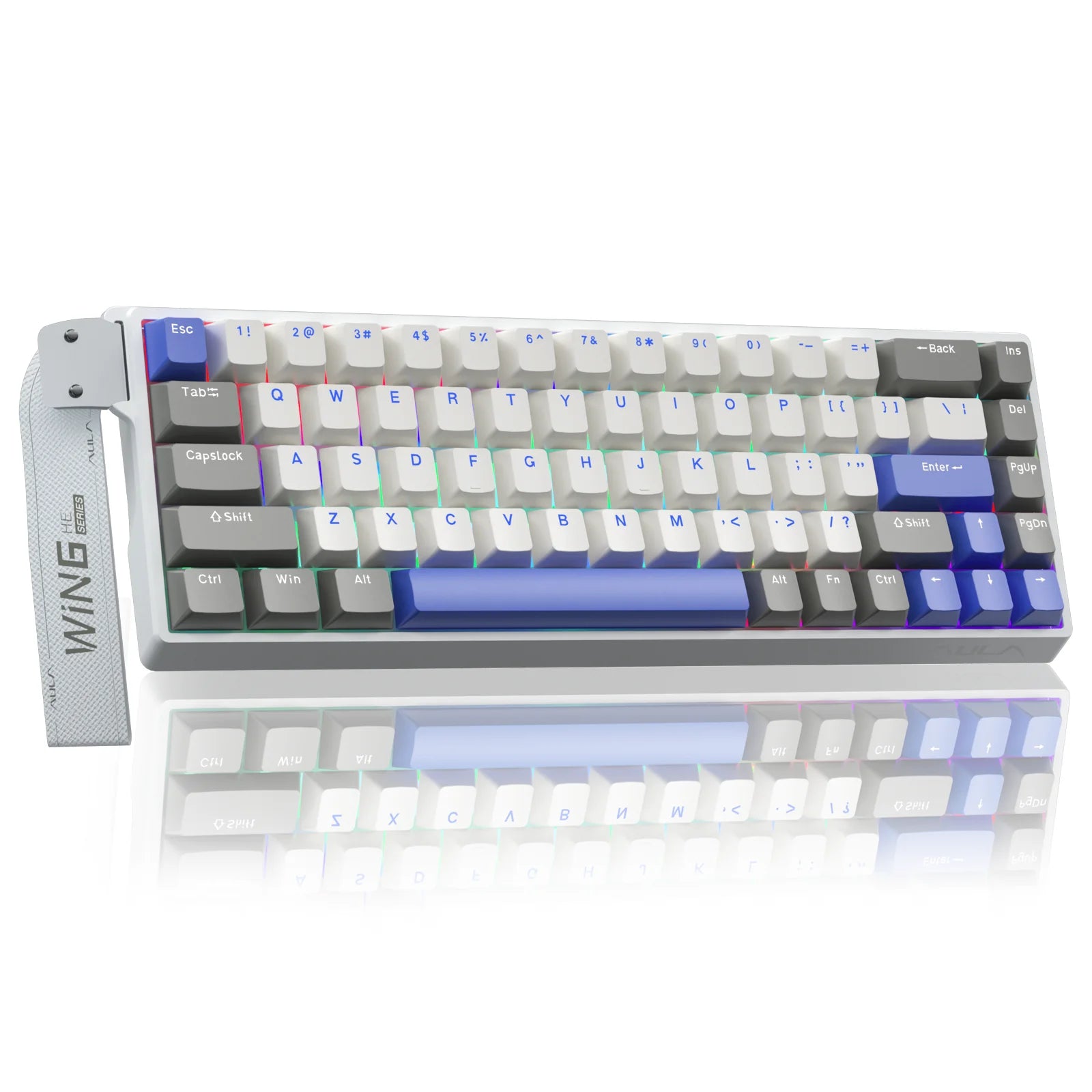 AULA WIN68HE Esports Magnetic Keyboard Rapid Trigger 8K Return RGB Hotswap 60% 68% Custom Gaming Keyboard