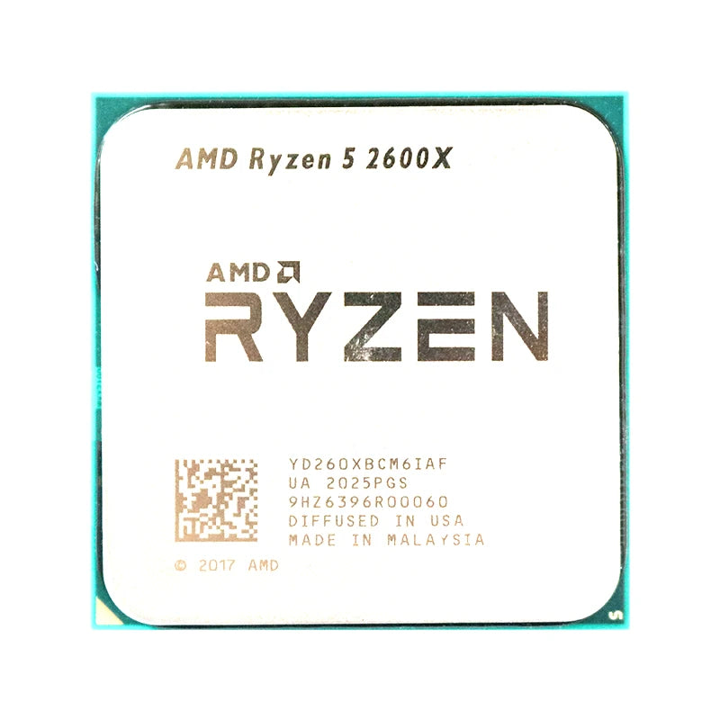 Original 100% AMD Ryzen 5 R5 2600X 3.6GHz 6-Core 12-Thread 95W CPU Processor LGA AM4 New Boxed