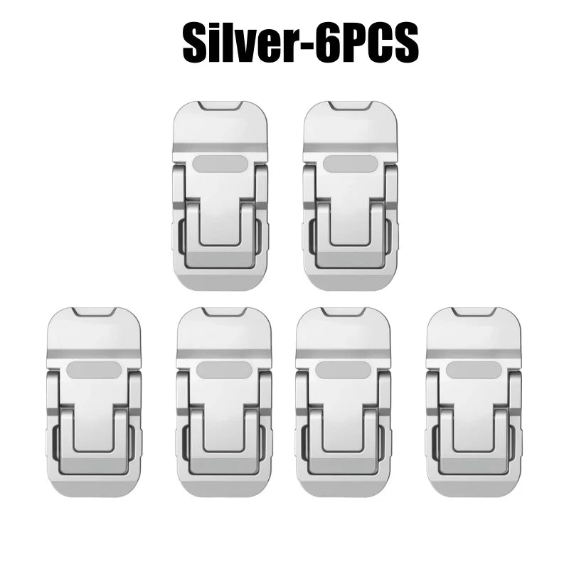 Fashionable Mini Portable Laptop Stand plastic Invisible Heightening Foot Pad Laptop Stand Foldable Desktop Tablet Stand