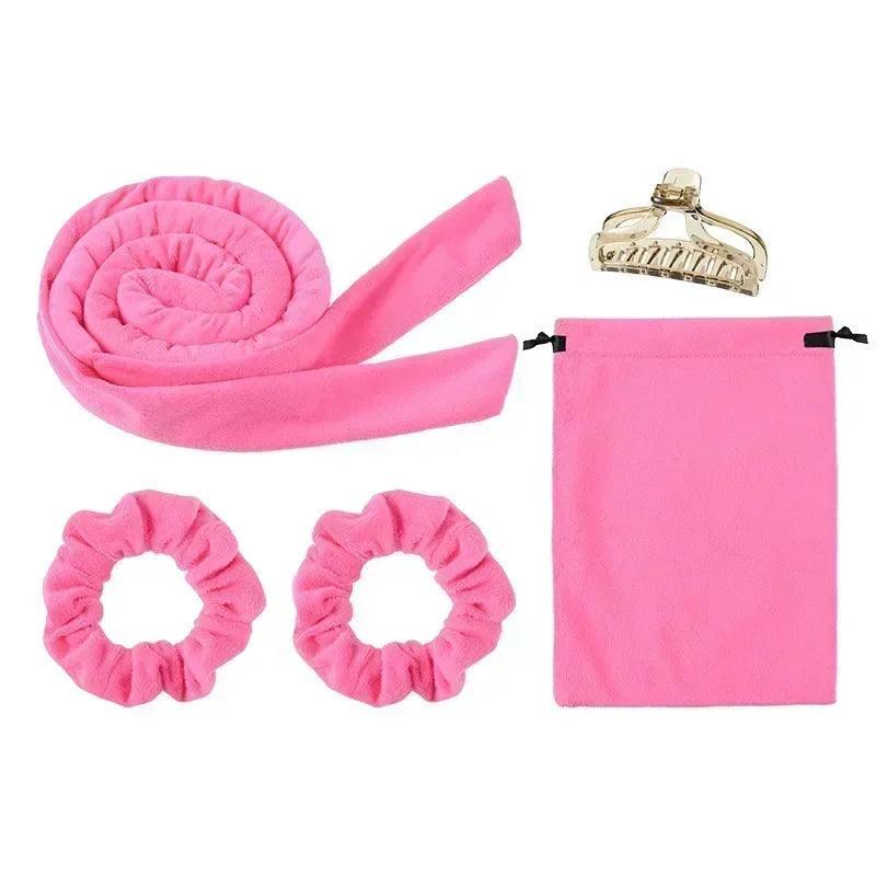 Heatless Curling Rod Headband – No-Heat Hair Curlers for Effortless Waves