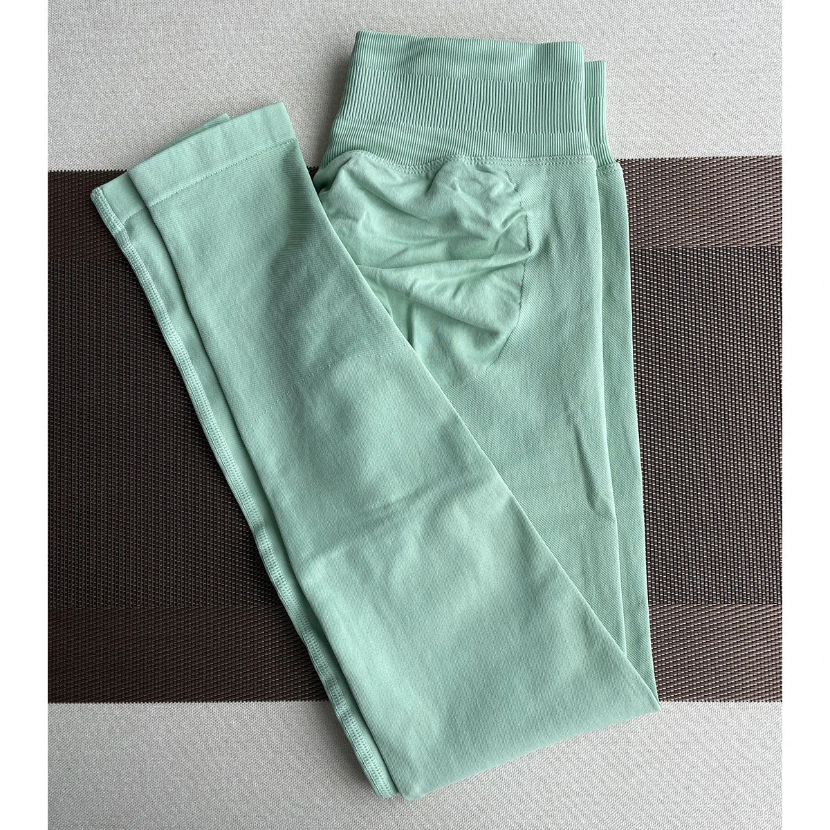 Leggings Women Dfyoga Seamless Sports Yoga Pants Low Ribbed Band Gym clothes Fitness Workout wear Scrunch Bum Tights