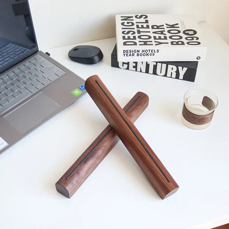 Laptop Stand Solid Wood Portable Desktop Tilt Stand Loose Bracket Office Desktop Increased Base Work Ornament Accessories