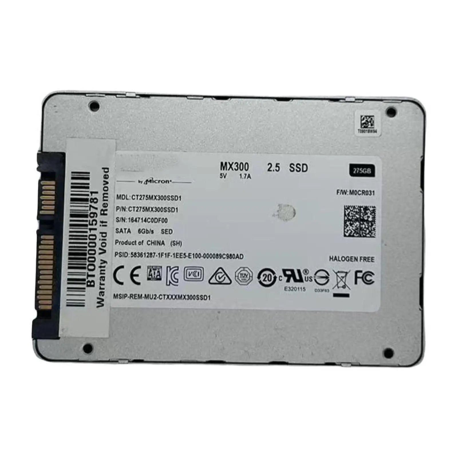SSD Solid State Drive 2.5'' 240GB 275GB  For Crucia BX200 BX500 MX300