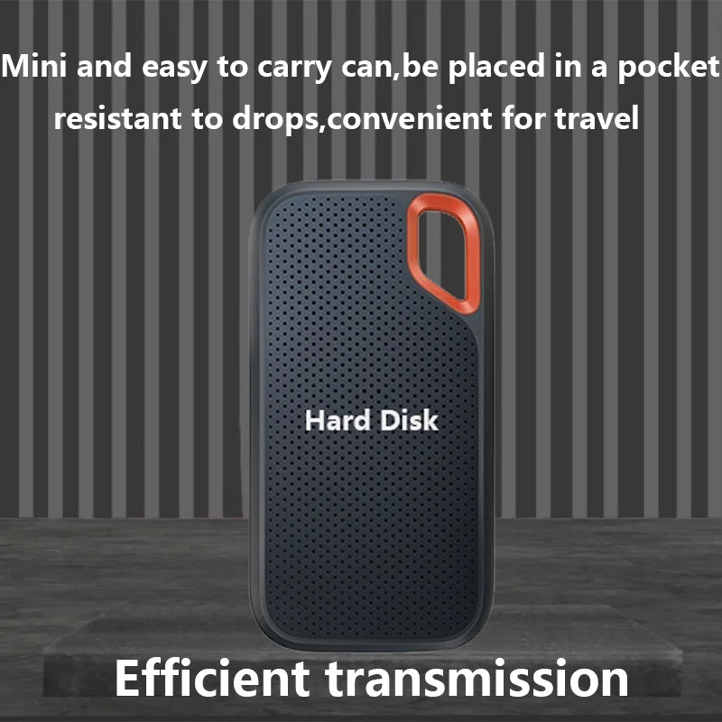 High-speed Solid-state Drive 1TB/2TB Portable SSD 4TB External Hard Drive 256TB Mass Hard Disk USB3.2 Type-C for Laptop/MAC/PC