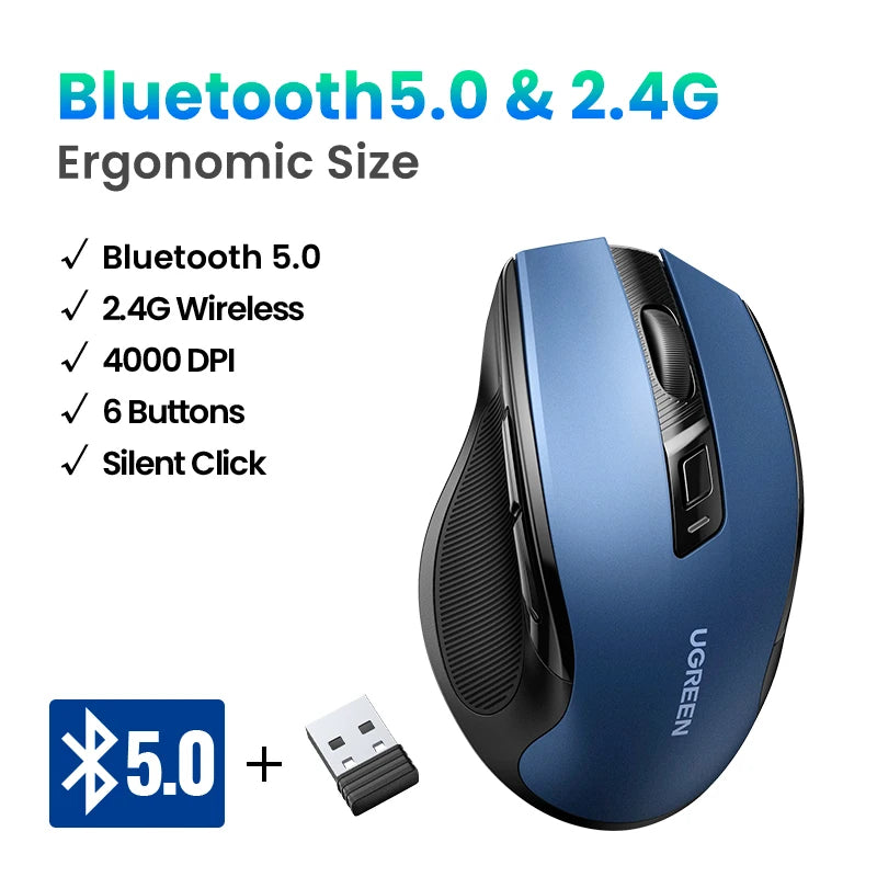 UGREEN Wireless Mouse Bluetooth5.0