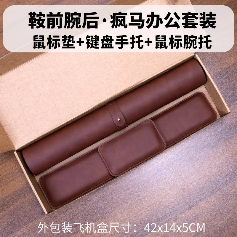 Desk Pad Waterproof PU Mouse Pad Large