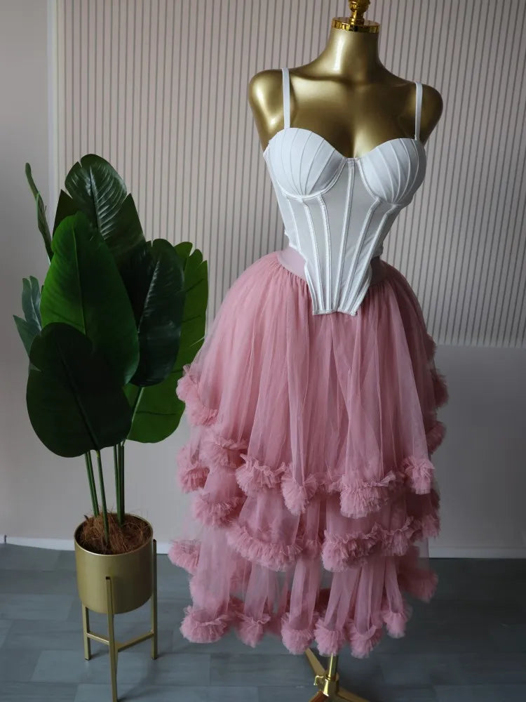 Women's Dress Set Sleeveless Strap Tops and Pleated Tiered Skirts Suit Elegant Vacation Birthday Two 2 Piece Set Outfits