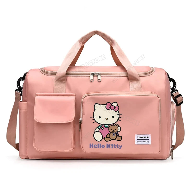 Hello Kitty Kuromi Carry on Travel Bag