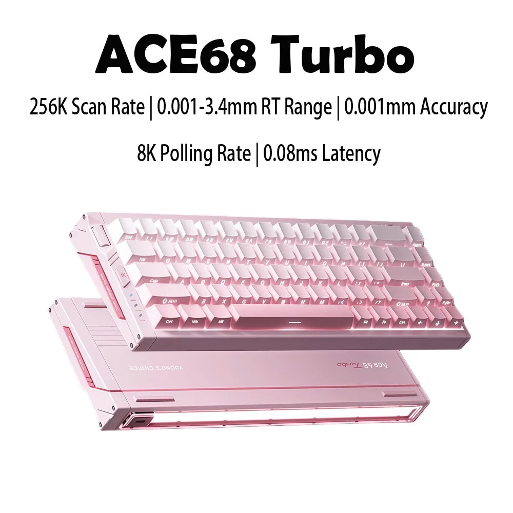 MCHOSE Ace68 Turbo Magnetic Switch Keyboard 16k Aluminium Alloy