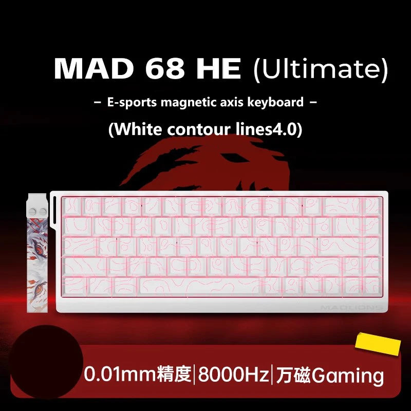 MADLIONS Mad60 Mad68 HE 8k Mechanical Keyboard Magnetic Switch Wired 60% 68%