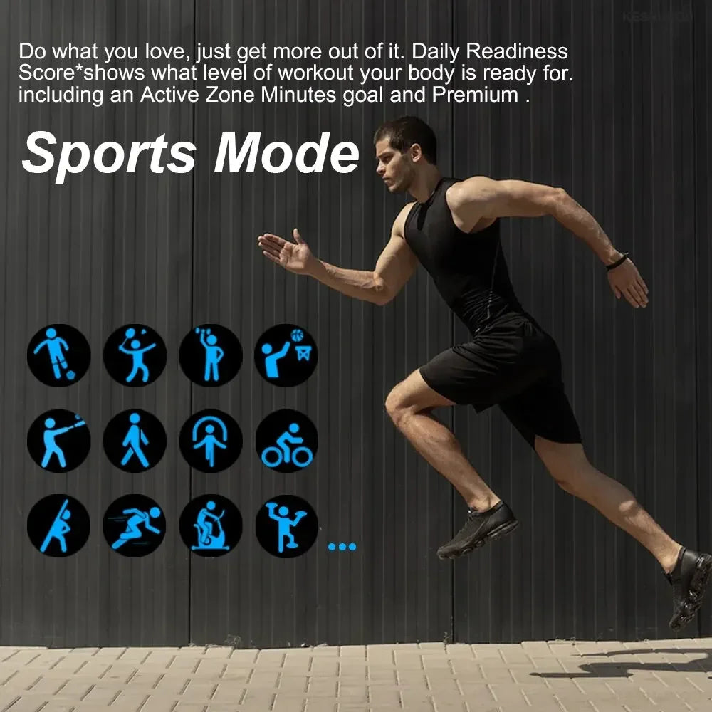 Smart Watch 2.01 Inch HD Display Answer Make Call Message Preview Sport Modes DIY Dial Weather Forecast For Men Women