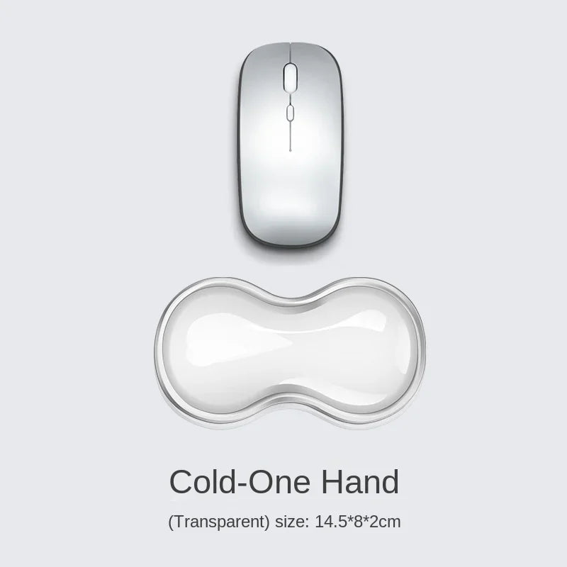 Anti Slip Silicon Mouse pad with wrist rest