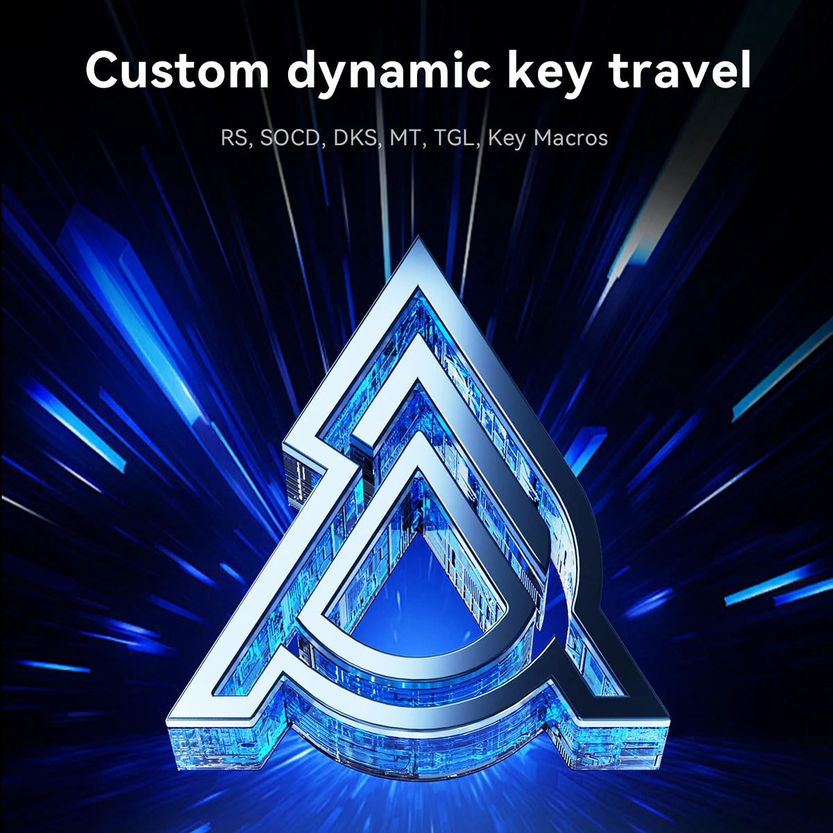 AJAZZ AK680 V2/AK680 MAX Magnetic Switch Mechanical Keyboard 60% Rapid Trigger 0.01mm 8K Return 68 keys Wired Gaming Keybaord