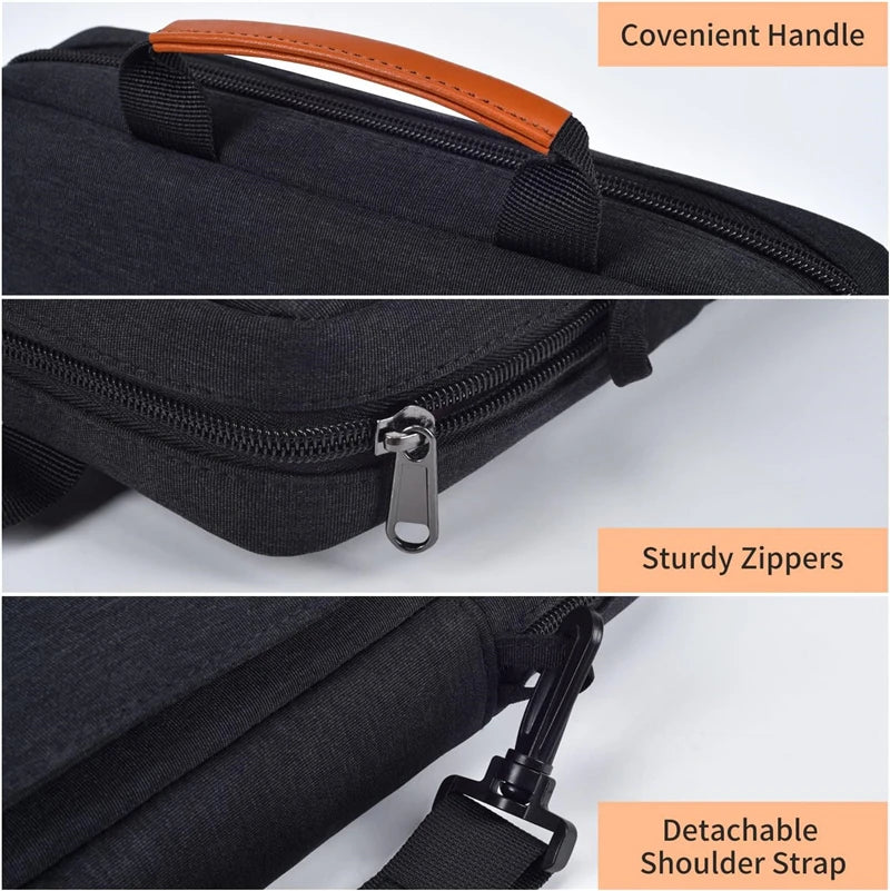 Shoulder Shockproof Handle Bag Laptop Sleeve Case for Macbook Air 11 12 13 13.6 Inch M4 M3 M2 Chip Mac Book Cover Accessories