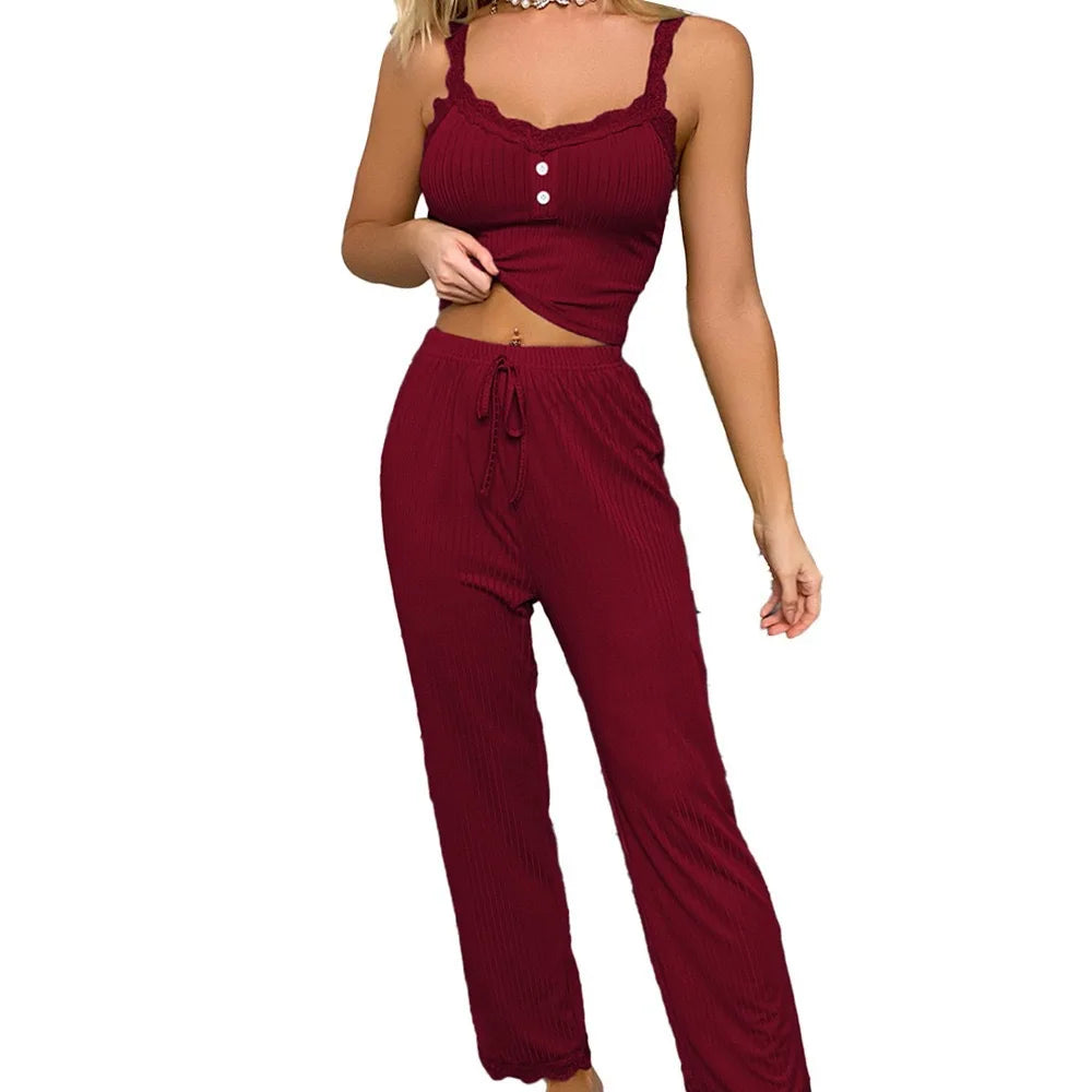 Ultra Chic Two-Piece Lounge Set Pajama