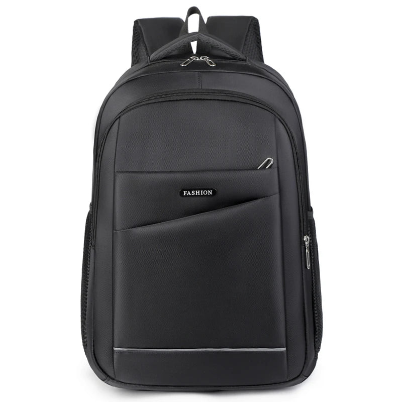 Large-capacity backpack - made of durable fabric, with zipper closure, suitable for professional laptop bags, travel backpacks,