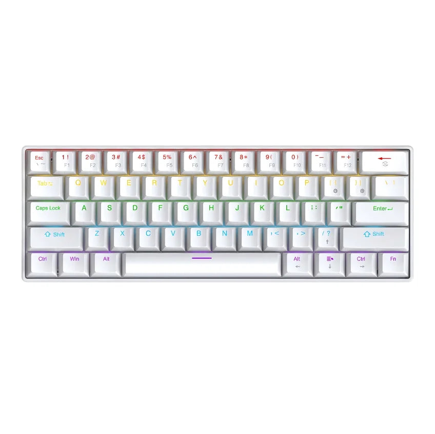 APAYADO K61 Keyboard 60% Portable Wired Mechanical Keyboard