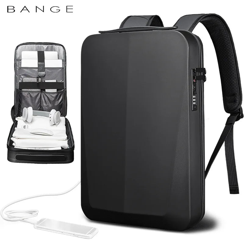Bange bagpack bag 15.6 Inch Laptop Bagpack Men Elegant Waterproof Men's Usb Anti-Theft Computer Bag Big Capacity Bag