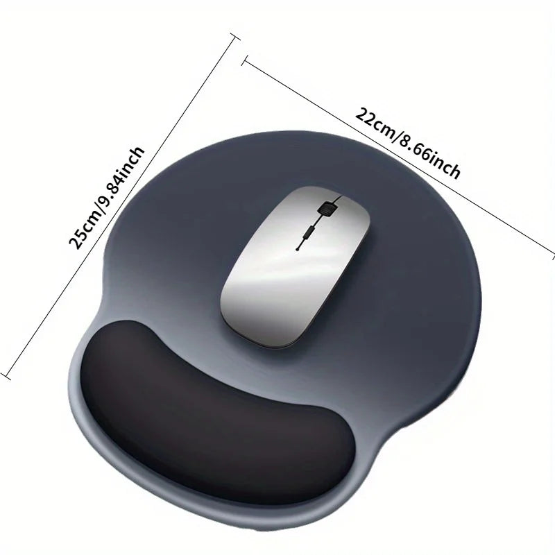 Gradient Mouse Pad Ergonomic Wrist Support Non Slip Mice Mat for Office