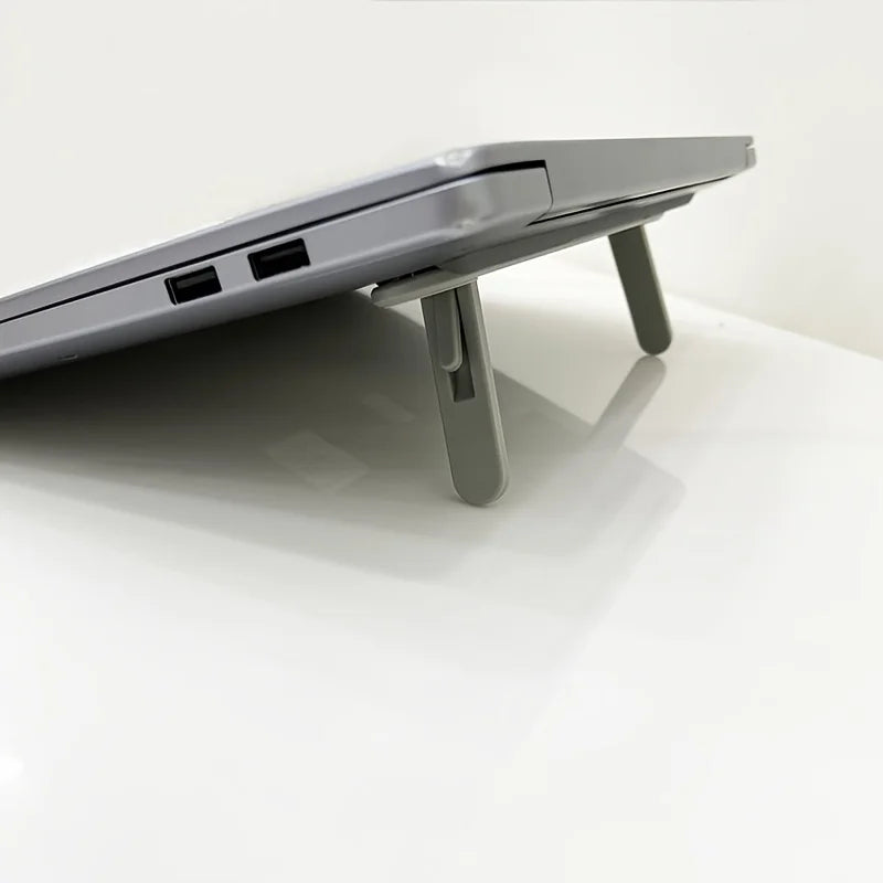 Adjustable and Foldable Laptop Stand with Keyboard & Tablet Holder