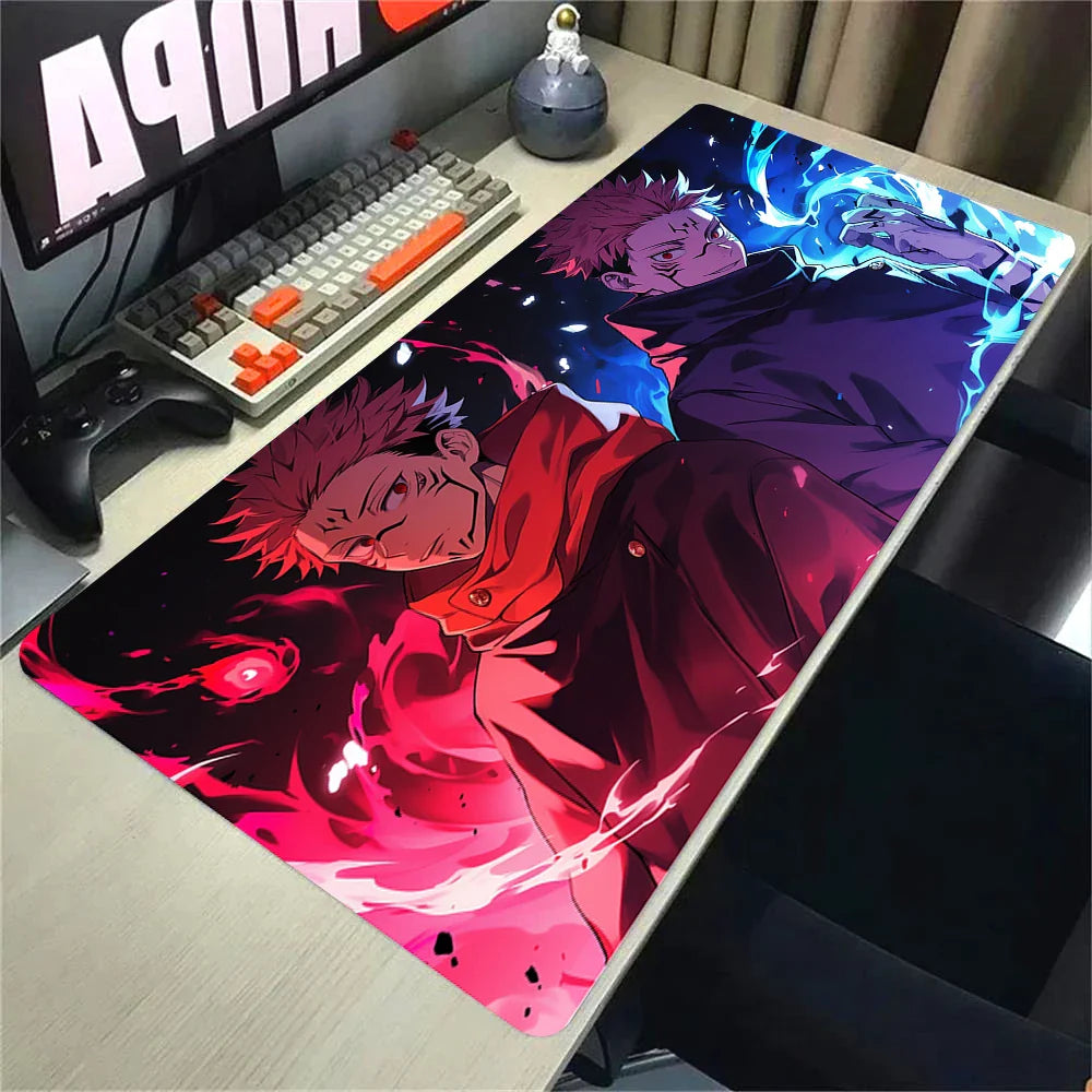 40x90CM Hot Anime Jujutsu Kaisen Large Mouse Pad Ryomen Sukuna MousePads Computer Gaming Peripheral Accessories Pc Desk Mat XXL