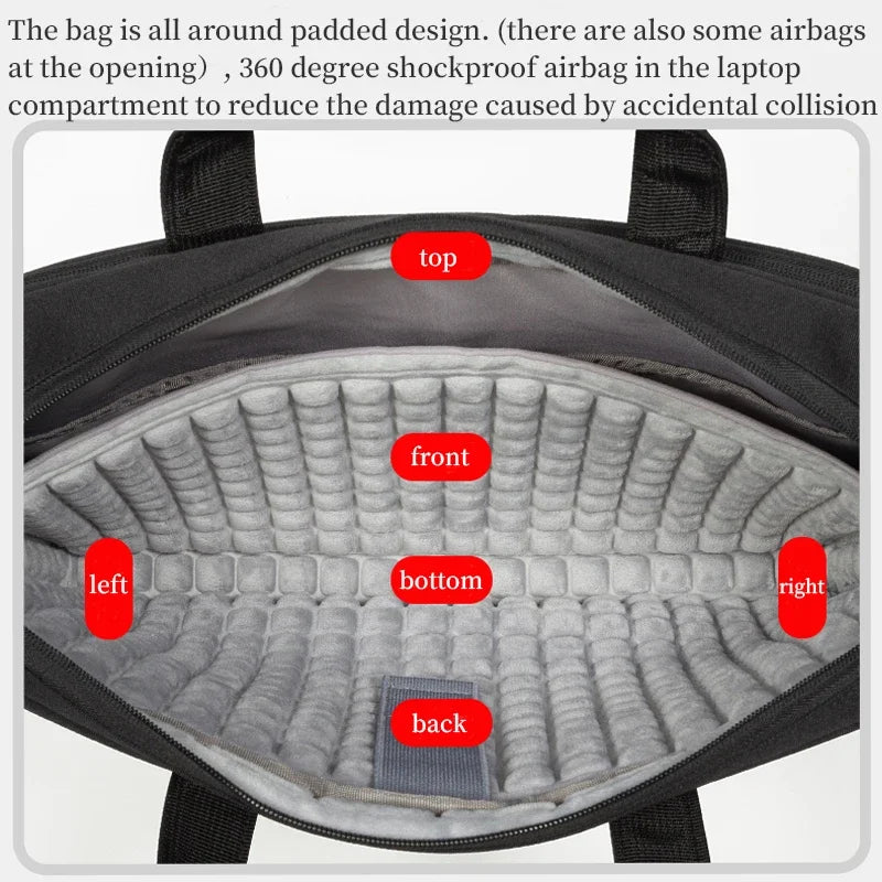 Laptop Bag 15.6 16 17.3 Inch Men Business Briefcase Computer Messenger Bag for MacBook Acer Asus Lenovo HP Toshiba Huawei Dell